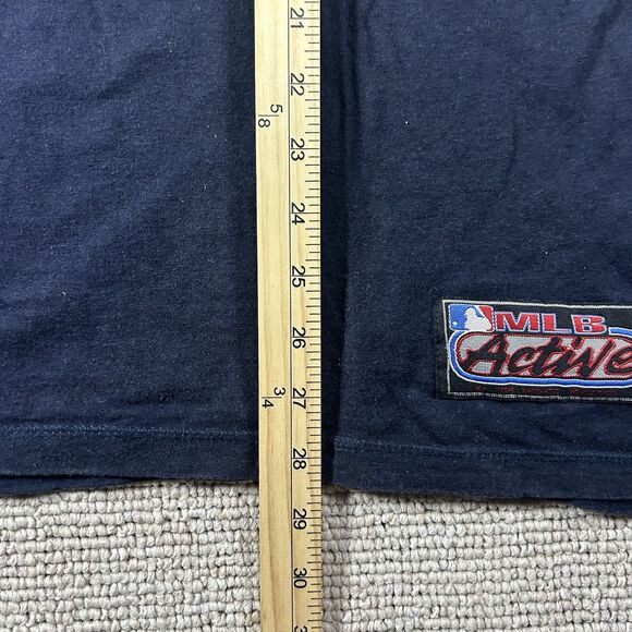 Vintage MLB New York Yankees Graphic Shirt Men’s XL Active Retro Logo Y2K - Picture 9 of 13